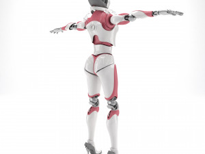 Female android Modelo 3D