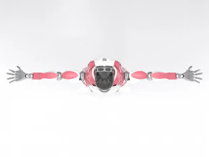Female android 3D Model