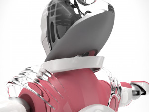 Female android Modelo 3D