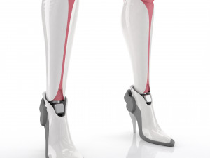 Female android Modelo 3D