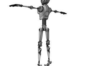 Female android Modelo 3D