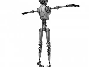 Female android 3D Model