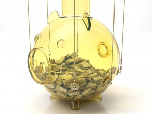 Gra Kałamarnica Skarbonka Model 3D