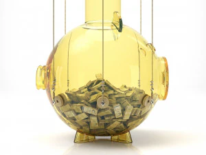 Squid Game Piggy Bank 3D Model