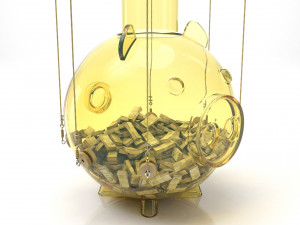 Squid Game Piggy Bank Model 3D