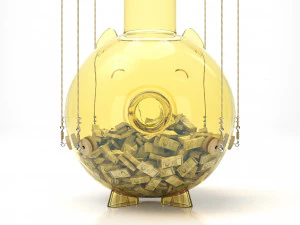 Squid Game Piggy Bank 3D Model