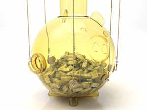 Squid Game Piggy Bank Model 3D