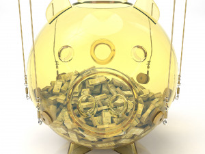 Squid Game Piggy Bank Model 3D