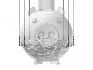 Squid Game Piggy Bank Model 3D