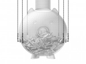 Squid Game Piggy Bank Model 3D