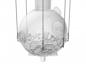 Squid Game Piggy Bank Model 3D