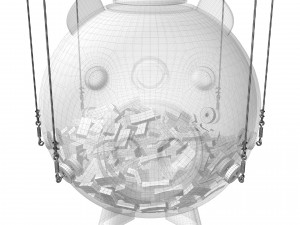 Squid Game Piggy Bank Model 3D