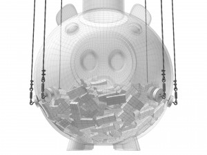 Squid Game Piggy Bank Model 3D