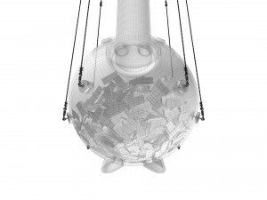 Squid Game Piggy Bank Model 3D