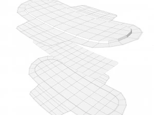 toalla sanitaria Modelo 3D