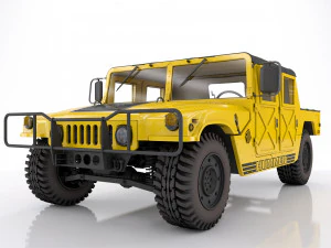 Hummer H1 Humvee Model 3D