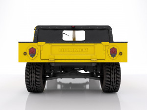 Hummer h1 humvee Model 3D