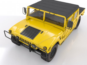 Hummer h1 humvee Model 3D