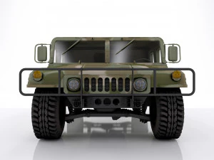 Camouflage militaire Hummer h1 Modèle 3D