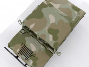 Camouflage militaire Hummer h1 Modèle 3D