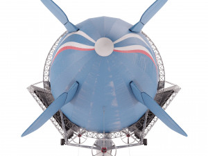 Advertising zeppelin pepsi Model 3D
