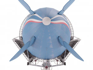Advertising zeppelin pepsi 3D Model