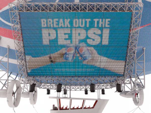 Advertising zeppelin pepsi 3D Model