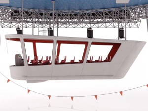 Advertising zeppelin pepsi 3D Model