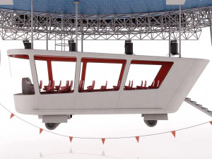 Advertising zeppelin pepsi 3D Model