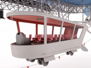 Advertising zeppelin pepsi 3D Model