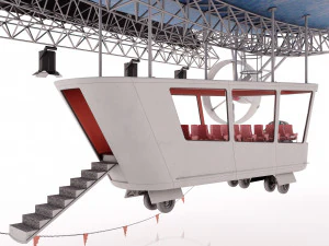 Advertising zeppelin pepsi 3D Model