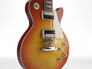 Gibson les paul standard - heritage cherry sunburst 3D Model
