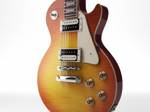Gibson les paul standard - heritage cherry sunburst 3Dモデル