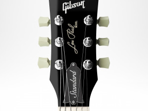 Gibson les paul standard - heritage cherry sunburst 3Dモデル
