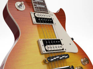 Gibson les paul standard - heritage cherry sunburst 3D Model