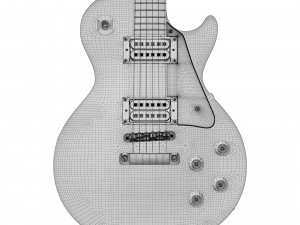 Gibson les paul standard - heritage cherry sunburst 3Dモデル