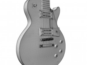Gibson les paul standard - heritage cherry sunburst 3Dモデル
