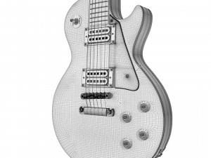 Gibson les paul standard - heritage cherry sunburst 3Dモデル