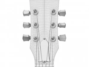 Gibson les paul standard - heritage cherry sunburst 3D Model