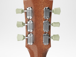 Gibson les paul standard 50s - tobacco burst 3D Модель