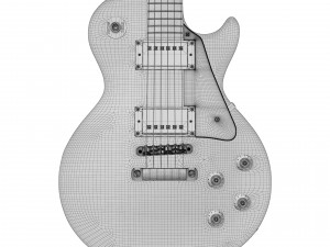Gibson les paul standard 50s - tobacco burst 3D Модель