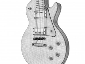 Gibson les paul standard 50s - tobacco burst 3D Модель