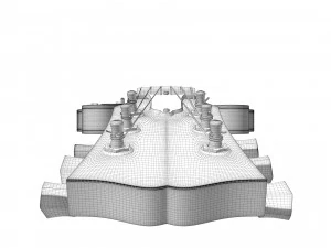 Gibson es 335 raspberry tea burst 3D Model