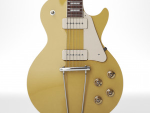 Gibson les paul gold top 1953 3D Model