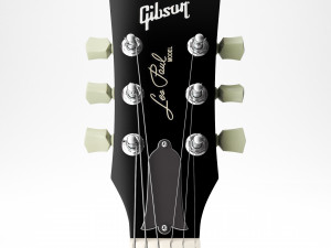 Gibson les paul gold top 1953 3D Model