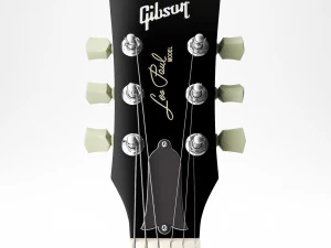 Золотий топ Gibson les Paul 1953 3D Модель