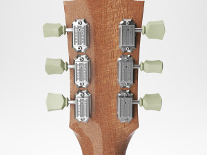 Gibson les paul gold top 1953 3D Model
