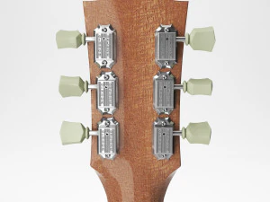 Золотий топ Gibson les Paul 1953 3D Модель