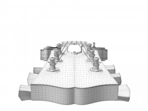 Золотий топ Gibson les Paul 1953 3D Модель