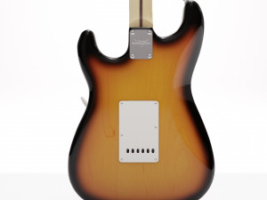 Fender Stratocaster tobacco sunburst 3D-Modell